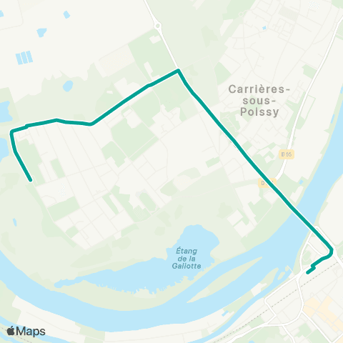 Île-de-France Mobilités Les Oiseaux - Parc du Peuple de l'Herbe <> Gare rout. N. (B4) map
