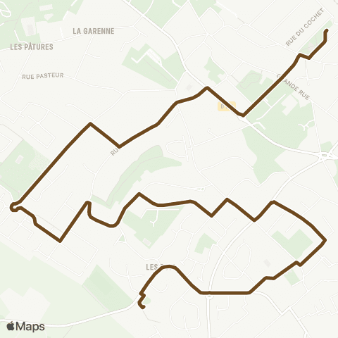 Île-de-France Mobilités Gare de Vernouillet-Verneuil (3b) <> Collège Émile Zola map