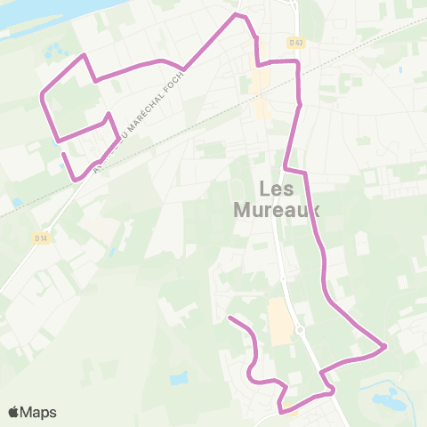 Île-de-France Mobilités Nouvelle France <> Paul Éluard map