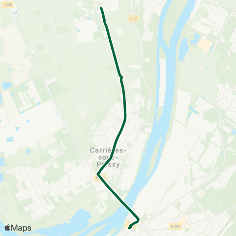 Île-de-France Mobilités Hautes Garennes <> Gare Routière N. (B4) map