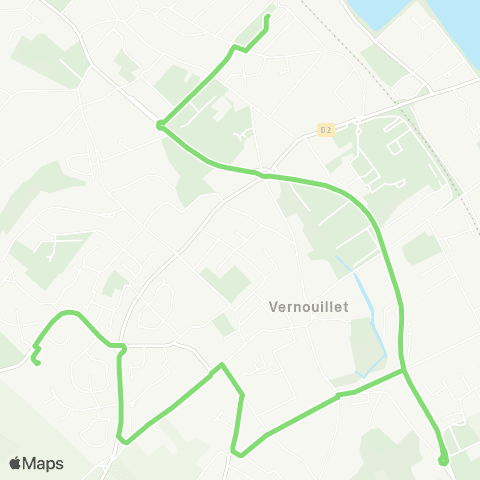 Île-de-France Mobilités Collège Émile Zola <> Gare de Vernouillet-Verneuil (3b) map
