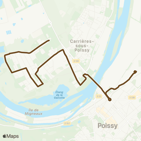 Île-de-France Mobilités Stellantis <> Frères Tissier map