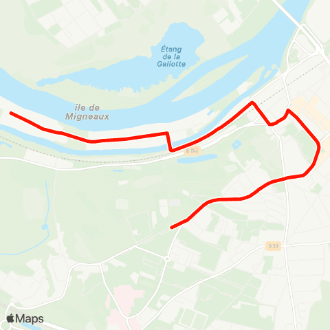 Île-de-France Mobilités Lycée le Corbusier <> Rd-pt de l'Île map