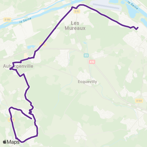 Île-de-France Mobilités Notre-Dame Chemin Vert <> D. 191 map