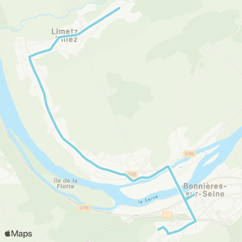 Île-de-France Mobilités Collège Marcel Pagnol <> Gloton map