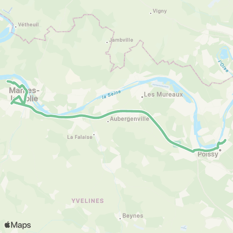 Île-de-France Mobilités Stellantis <> Godeau map