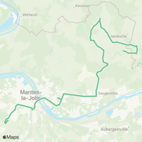Île-de-France Mobilités Tilleuls <> Lycée Léopold Sédar Senghor map