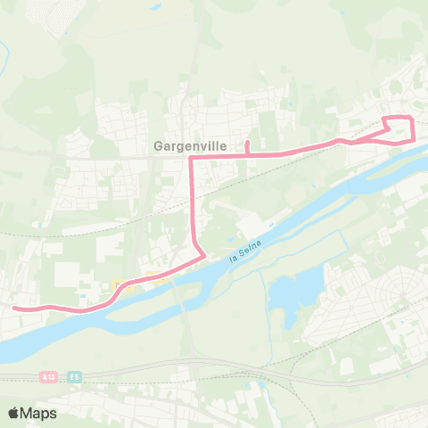 Île-de-France Mobilités Collège Albert Camus <> Petite Auberge map