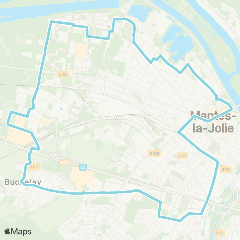 Île-de-France Mobilités Plaisances <> Plaisances Dépose map