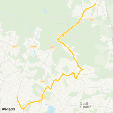 Île-de-France Mobilités Gare d'Ermont - Eaubonne <> Gare de Domont map
