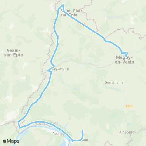 Île-de-France Mobilités Gare Routière <> Chaudry map