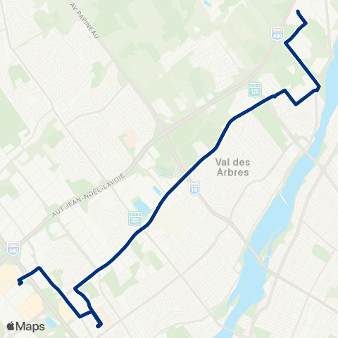 STL St-Vincent-De-Paul – Terminus Le Carrefour map
