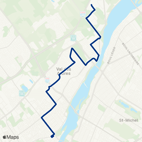 STL Saint-Vincent-de-Paul – Métro Cartier map