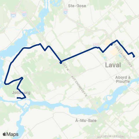 STL Gare Sainte-Dorothée – Métro Montmorency map