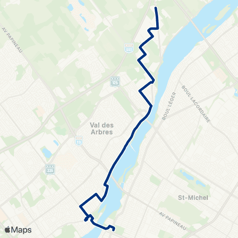 STL Gare Vimont – Duvernay map
