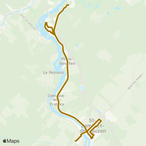 STLévis Saint-Lambert-de-Lauzon map