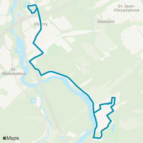 STLévis Breakeyville / Station de la Concorde map