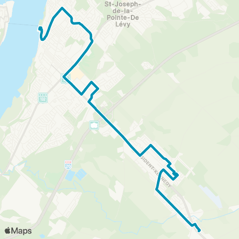 STLévis Pintendre map