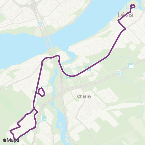 STLévis Juvénat Notre-Dame - St-Nicolas - Bernières map