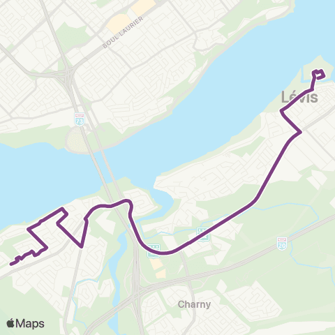 STLévis Collège de Lévis / Marcelle-Mallet - St-Nicolas - Village map