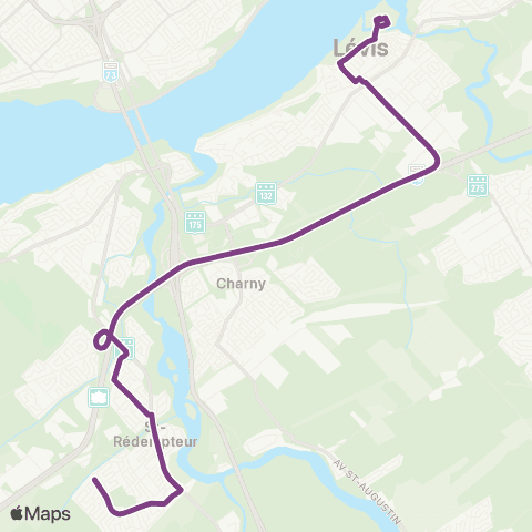 STLévis Juvénat Notre-Dame - St-Rédempteur map