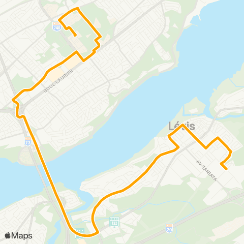 STLévis Saint-Romuald / Station de la Concorde map