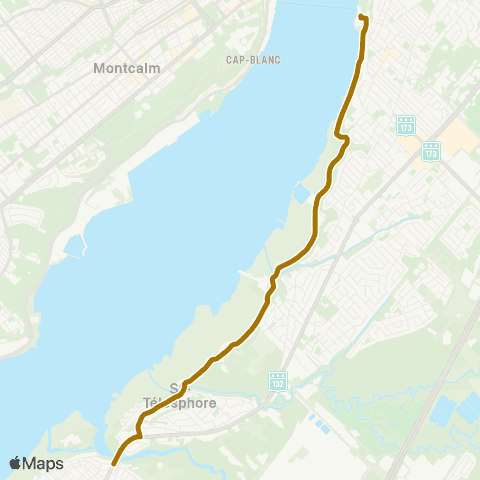 STLévis Rue Saint-Laurent - Traverse de Lévis map