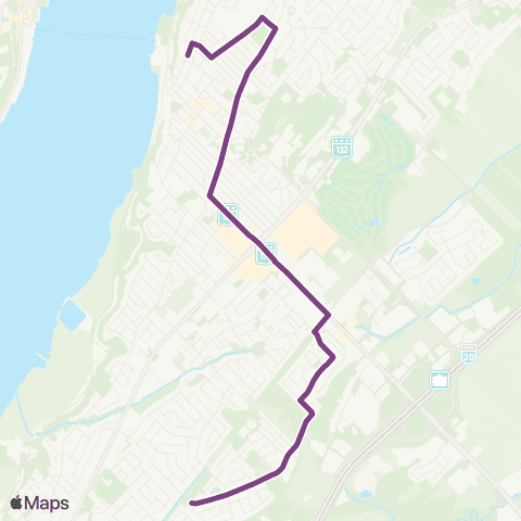 STLévis Collège de Lévis / Marcelle-Mallet - St-Jean-Chrysostome map