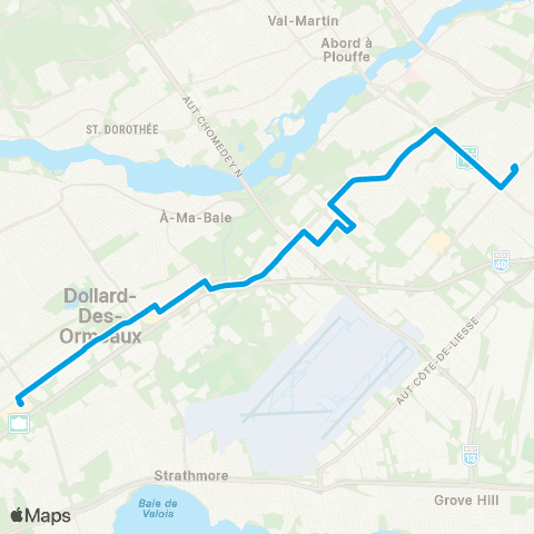 STM Henri-Bourassa map