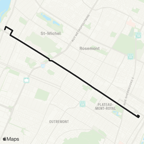 STM Papineau map