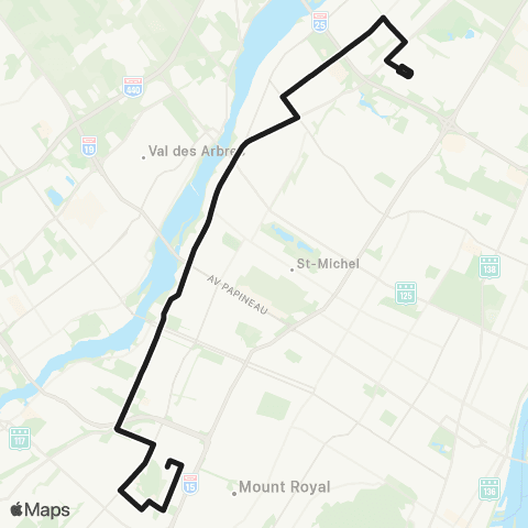 STM Henri-Bourassa map
