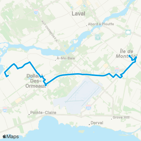STM Express des Sources map