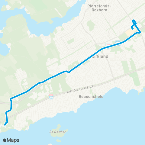 STM Express John Abbott map