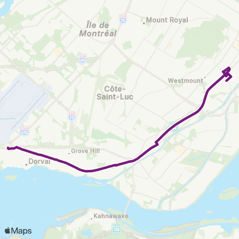 STM Express Victoria map