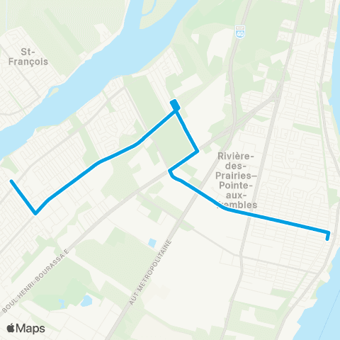 STM Saint-Jean-Baptiste map