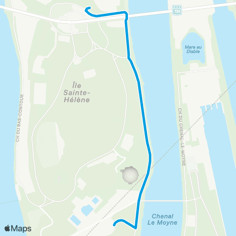 STM La Ronde / Station Jean-Drapeau map