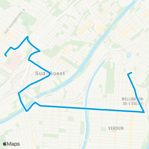 STM De l'Église map
