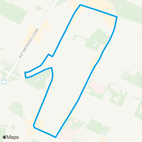 STM Jean-Talon Est / Bélanger map