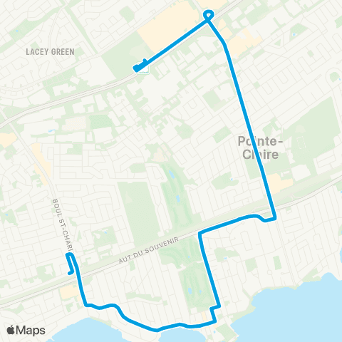 STM Saint-Jean map