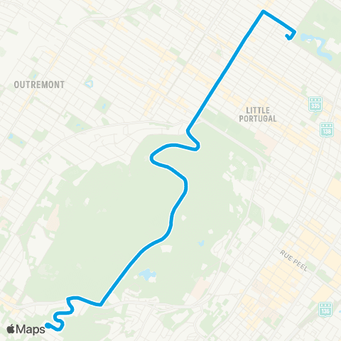 STM Parc-du-Mont-Royal / Ridgewood map