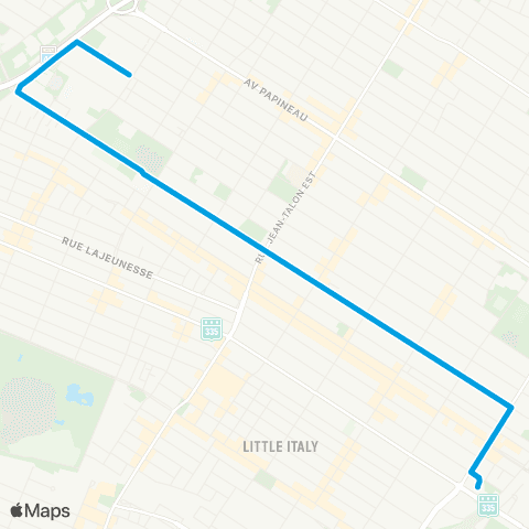 STM Christophe-Colomb map