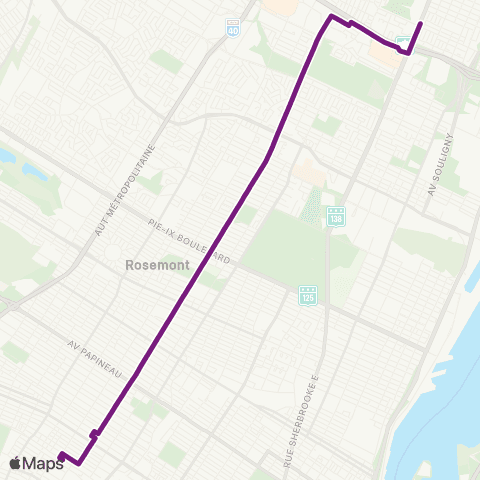 STM Beaubien map