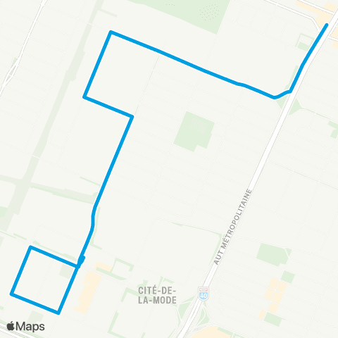 STM Chabanel / Marché Central map