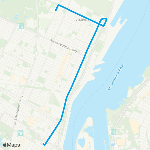 STM Sainte-Catherine map