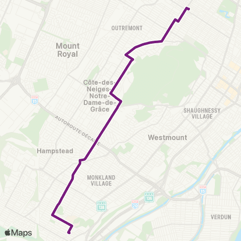 STM Édouard-Montpetit map