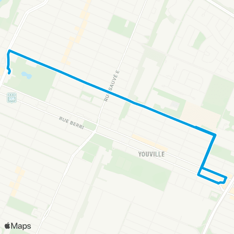 STM Saint-Hubert map