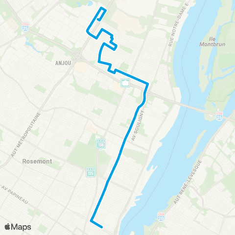 STM Hochelaga map