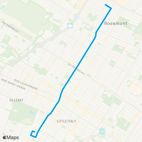 STM Jean-Talon map