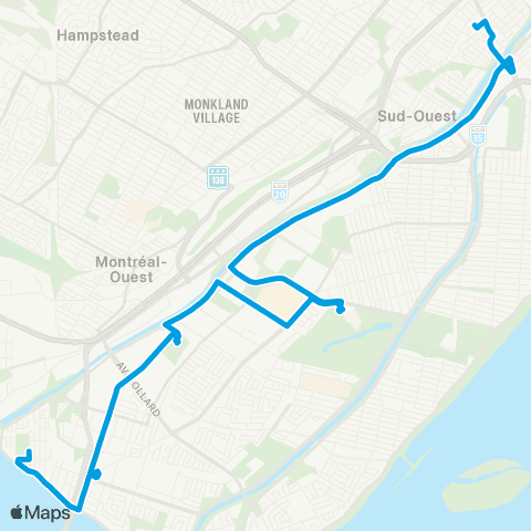 STM Saint-Patrick map