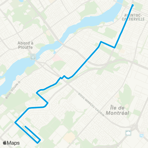 STM Dudemaine map